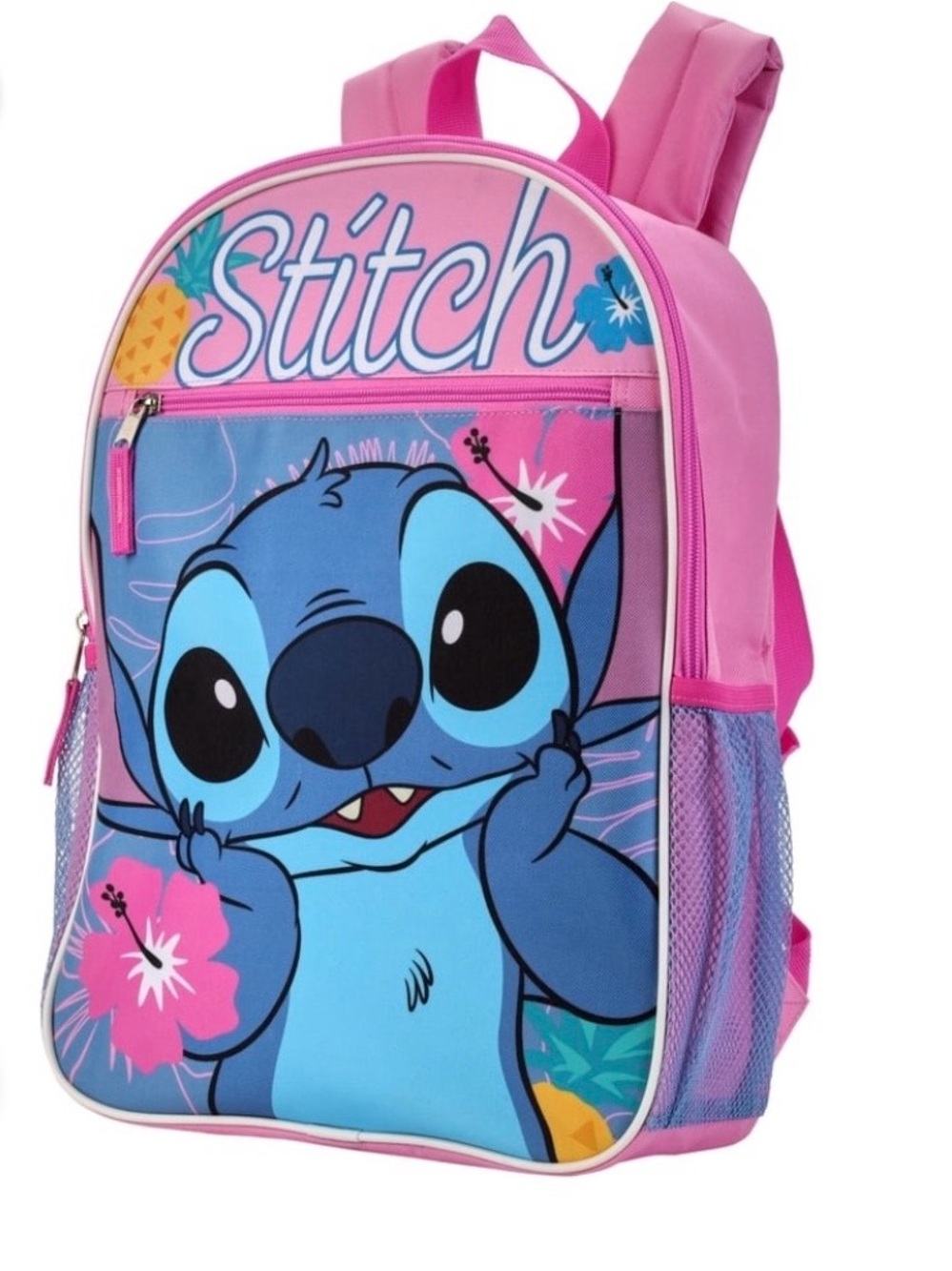 Disney Stitch Pink Blue Kids Backpack